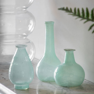 Bodhi Accessories Banns Vase set of 3 - Blue House of Isabella UK