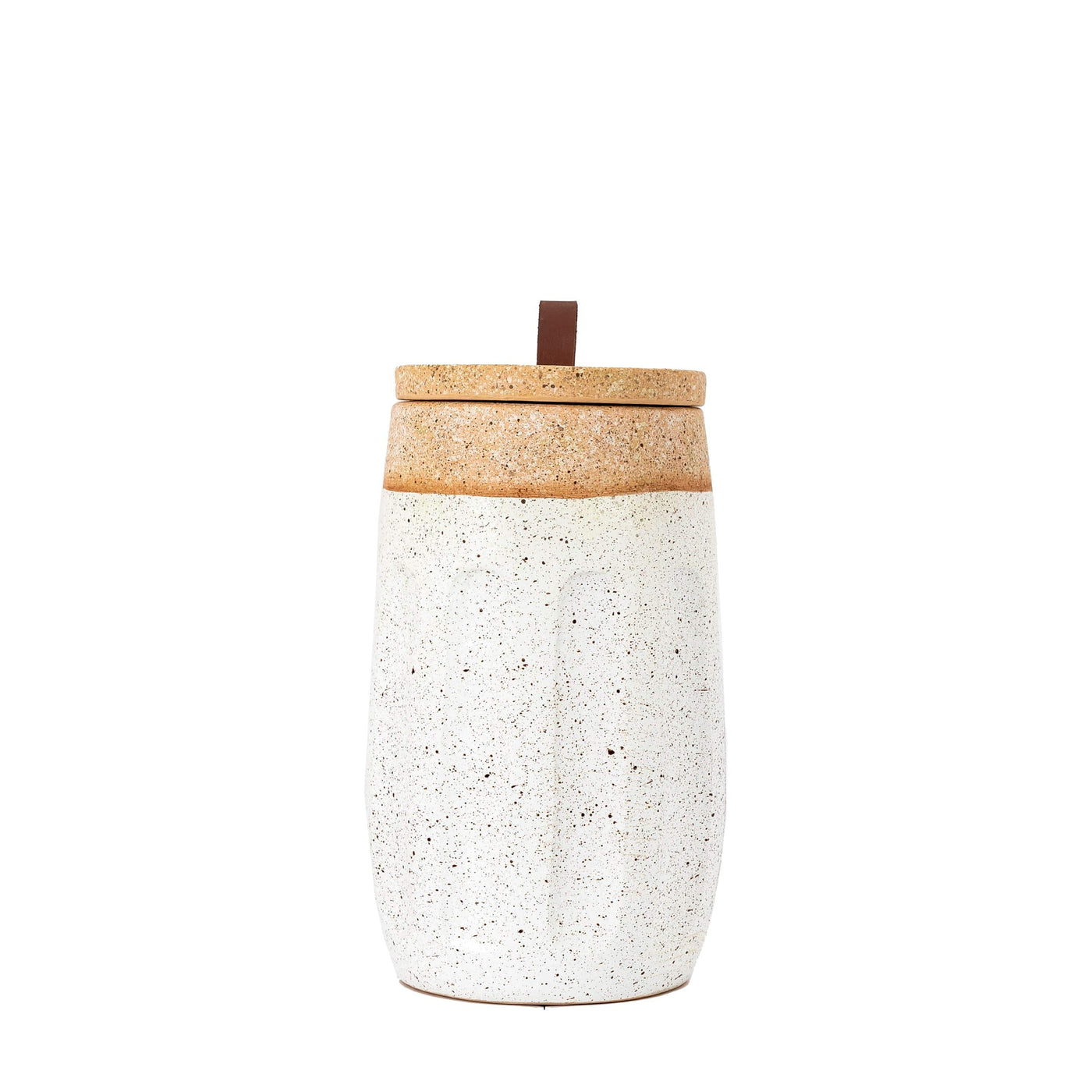 Bodhi Accessories Bicester Jar - Natural/White House of Isabella UK