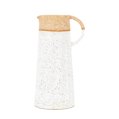 Bodhi Accessories Bicester Pitcher Vase - Natural/White House of Isabella UK