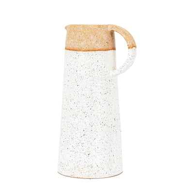 Bodhi Accessories Bicester Pitcher Vase - Natural/White House of Isabella UK