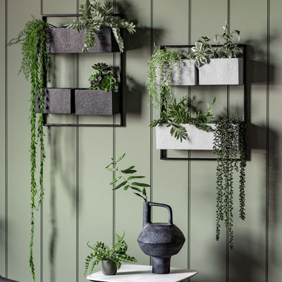Bodhi Accessories Boarstall Wall Planter - Black House of Isabella UK