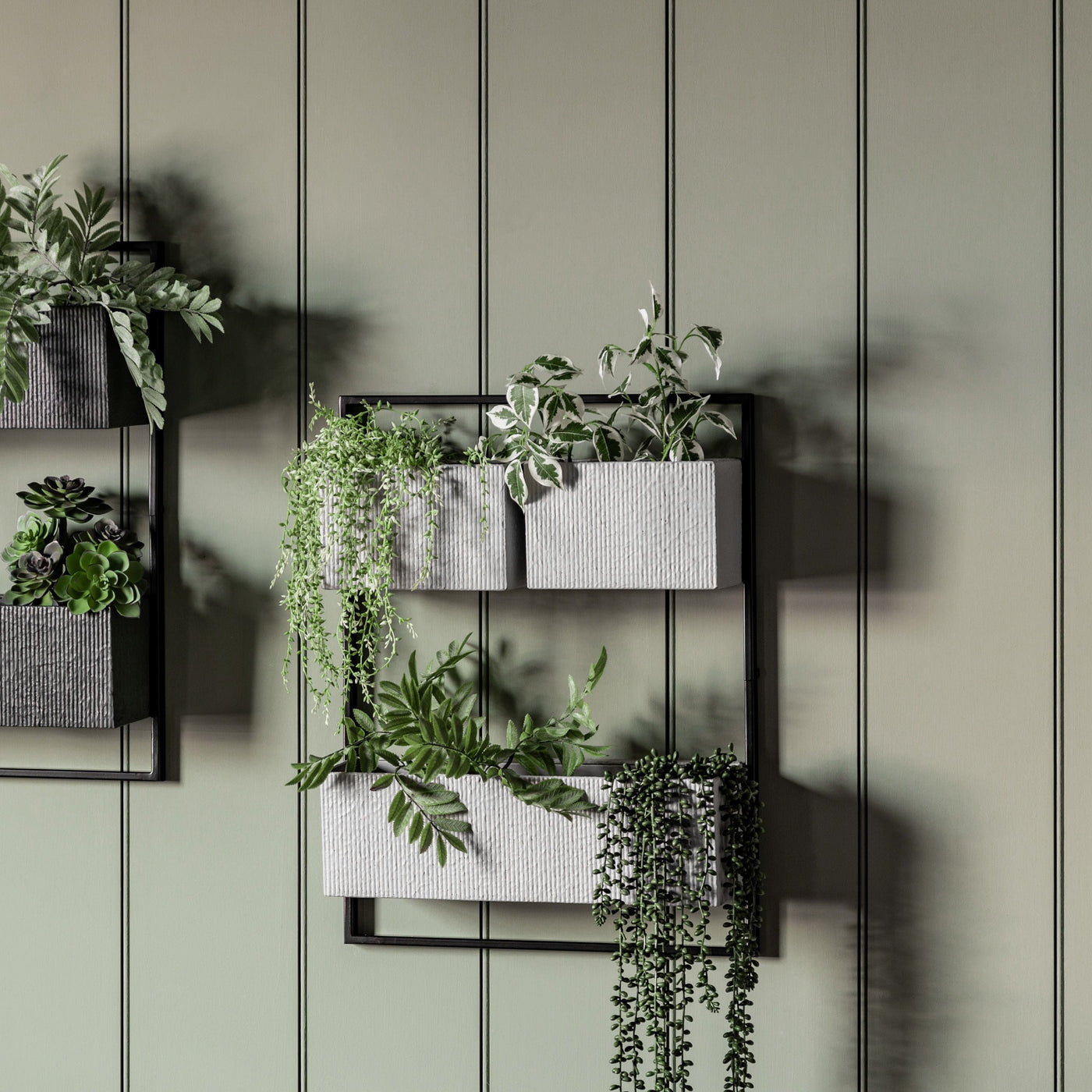 Bodhi Accessories Boarstall Wall Planter - Grey House of Isabella UK