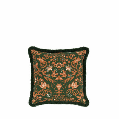 Bodhi Accessories Botanist Cushion Cover Olive and Tan House of Isabella UK