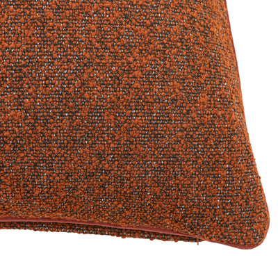 Bodhi Accessories Boucle Natural Cushion Cover Rust House of Isabella UK
