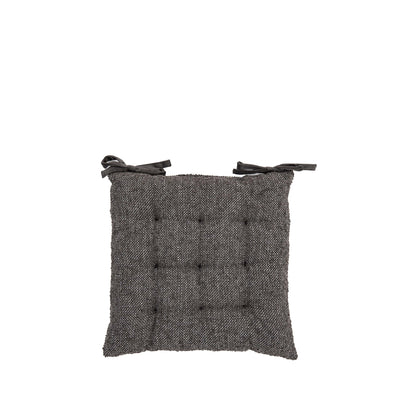 Bodhi Accessories Boucle Seatpad Grey House of Isabella UK