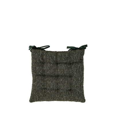 Bodhi Accessories Boucle Seatpad Olive 430x430mm House of Isabella UK