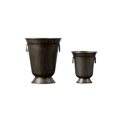 Bodhi Accessories Bowston Planter Antique Gold Set of 2 House of Isabella UK