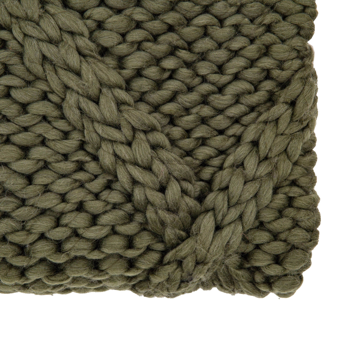Bodhi Accessories Cable Knit Diamond Throw House of Isabella UK