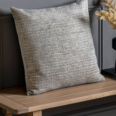 Bodhi Accessories Chenille Cushion Cover Taupe House of Isabella UK