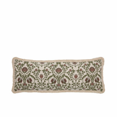 Bodhi Accessories Cirsium Cushion Cover Olive and Tan House of Isabella UK