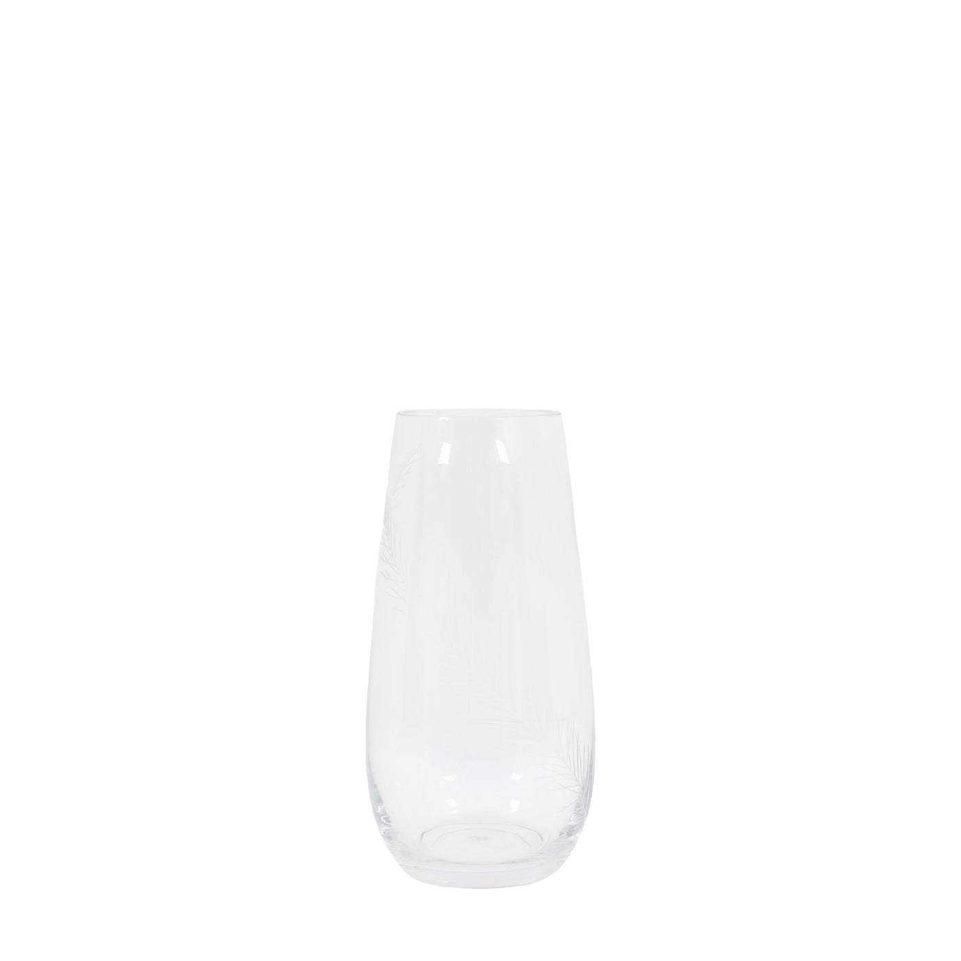 Bodhi Accessories Feather Vase Small Clear House of Isabella UK