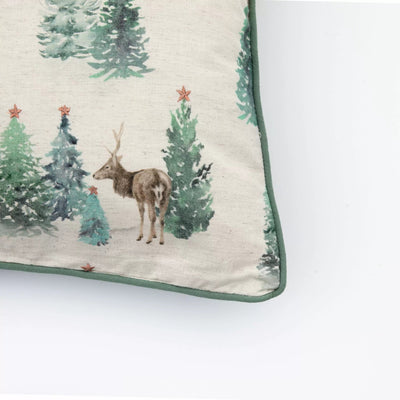 Bodhi Accessories Forest Stag and Deer Cushion Cover House of Isabella UK