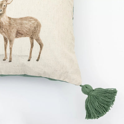 Bodhi Accessories Forest Stag Cushion Cover House of Isabella UK