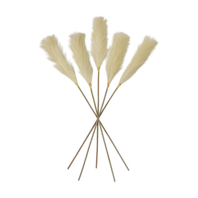 Bodhi Accessories Goma Soft Feather Stem Ivory (5pk) House of Isabella UK