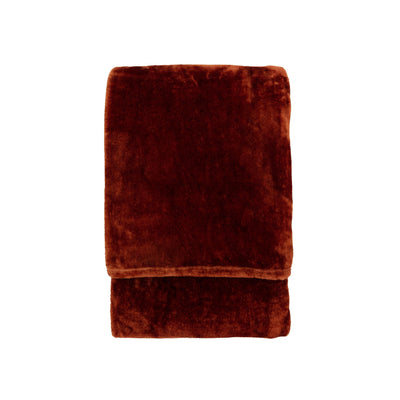 Bodhi Accessories Maximus Cosy Throw Rust House of Isabella UK