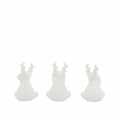 Bodhi Accessories Reindeer with LED White Set of 3 House of Isabella UK