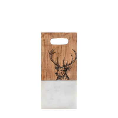 Bodhi Accessories Stag Board Small White Marble House of Isabella UK