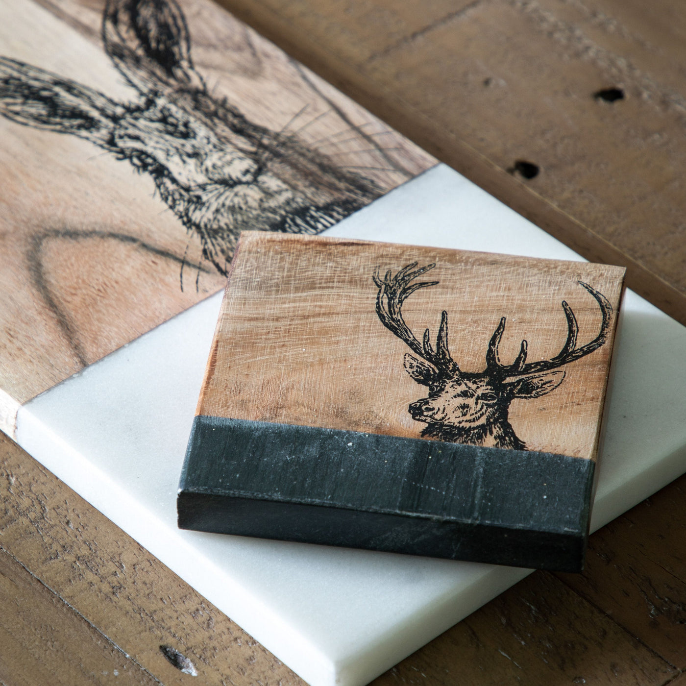 Bodhi Accessories Stag Coasters House of Isabella UK