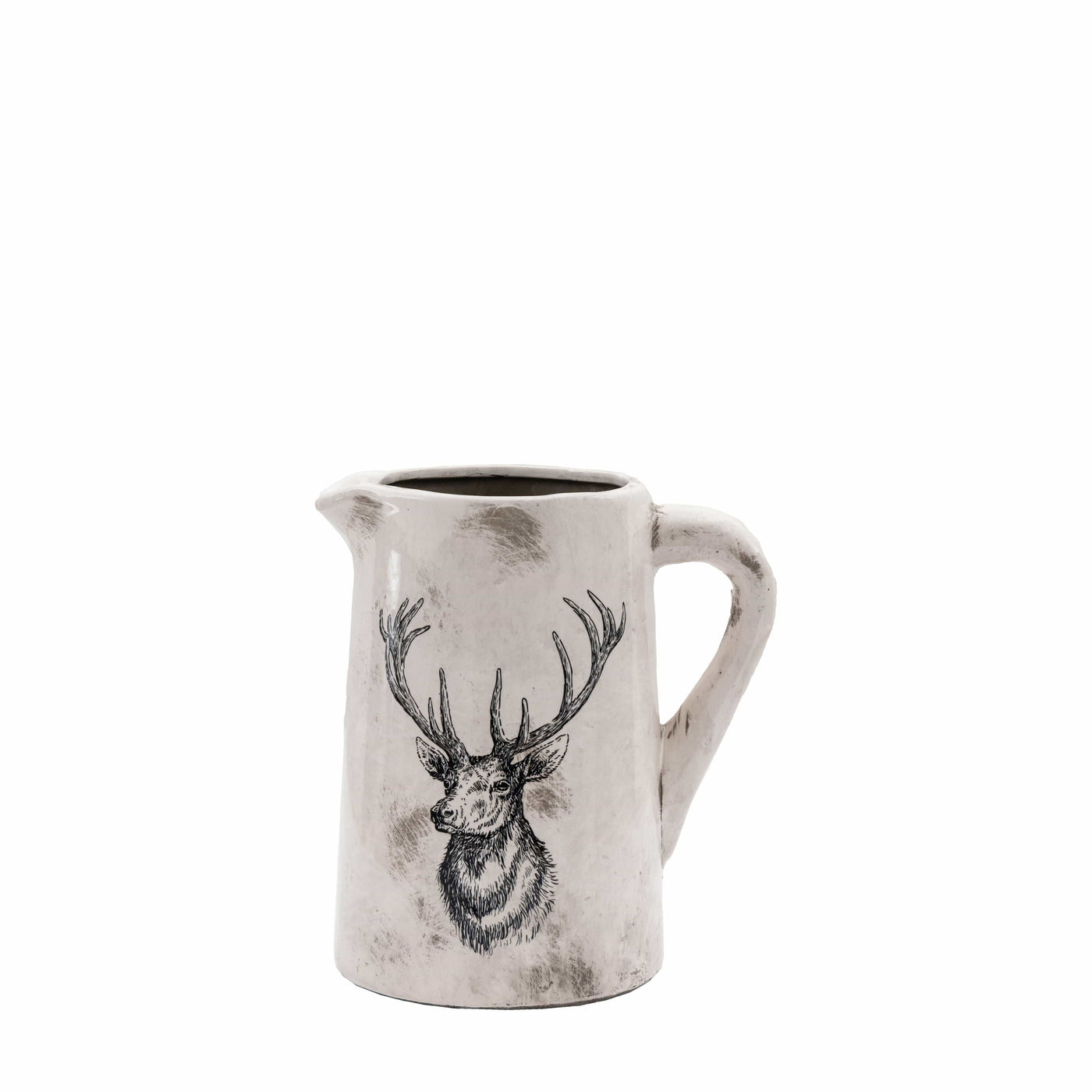 Bodhi Accessories Stag Pitcher Vase Medium Distressed House of Isabella UK