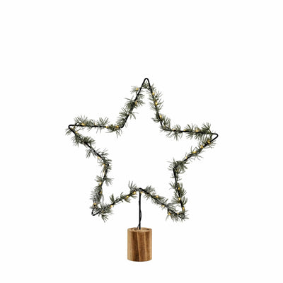 Bodhi Accessories Star with Pine LED Green 500x90x600mm House of Isabella UK