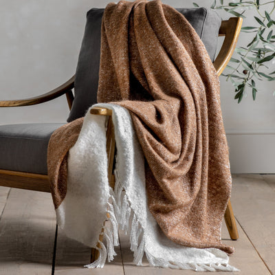 Bodhi Accessories Stripe Faux Mohair Throw House of Isabella UK