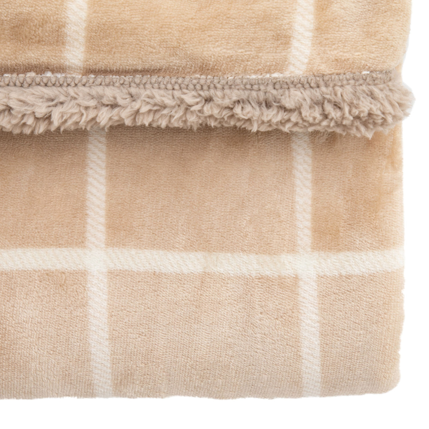 Bodhi Accessories Window Payne Sherpa Throw Natural House of Isabella UK
