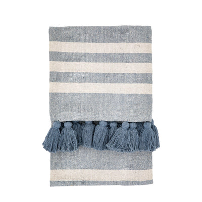 Bodhi Accessories Zamora Throw Blue House of Isabella UK