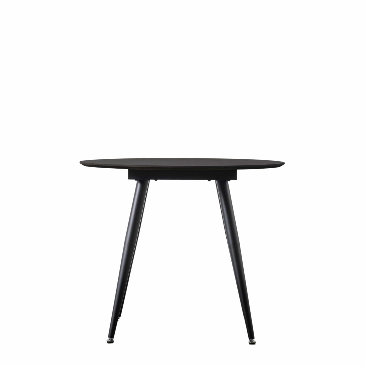 Bodhi Dining Askett Round Dining Table Black 900x900x750mm House of Isabella UK