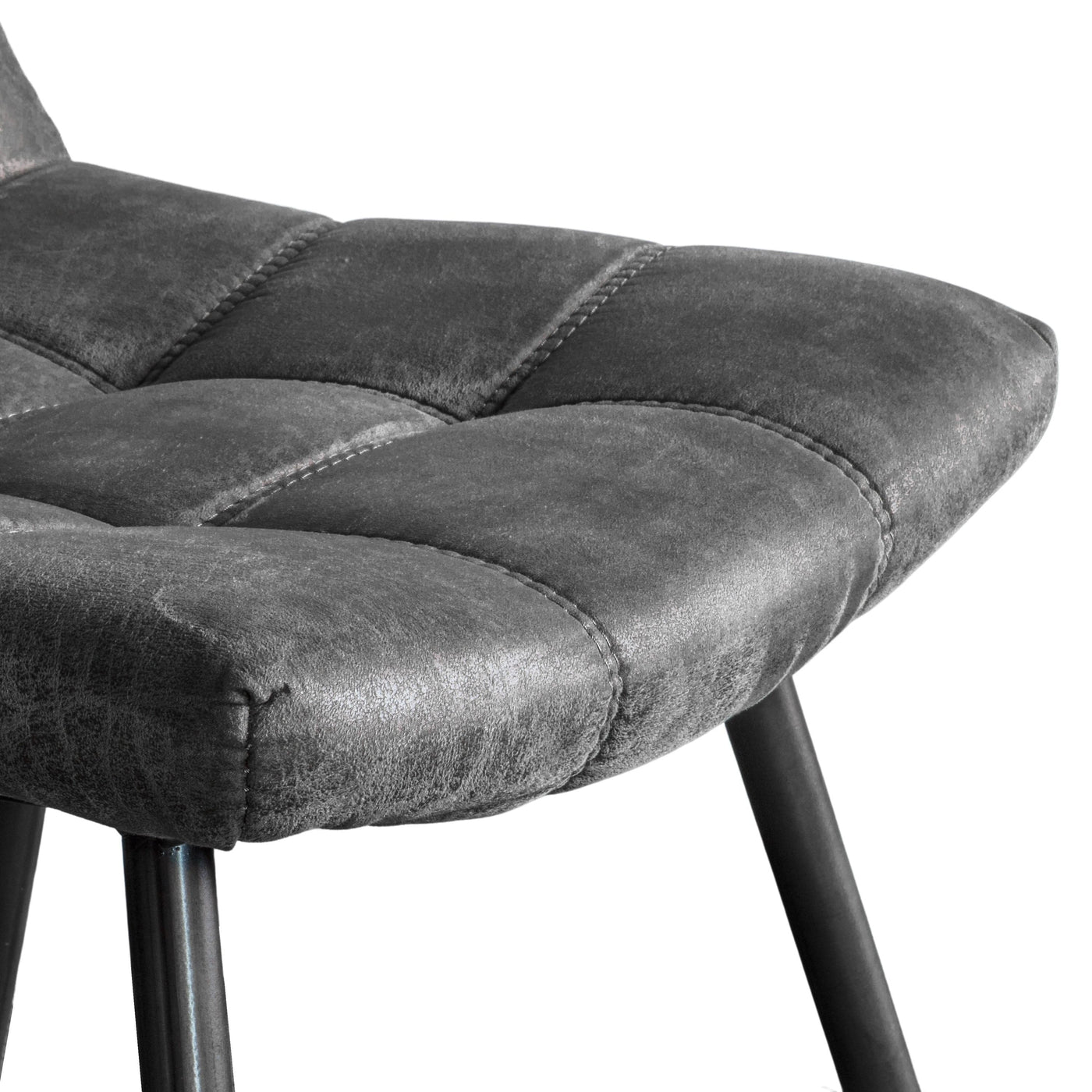 Bodhi Dining Braithwaite Grey Chair (2pk) W460 x D600 x H880mm House of Isabella UK