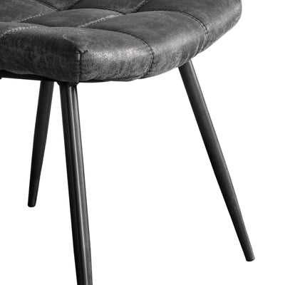 Bodhi Dining Braithwaite Grey Chair (2pk) W460 x D600 x H880mm House of Isabella UK