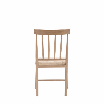 Bodhi Dining Chapel Dining Chair 2pk - Natural House of Isabella UK