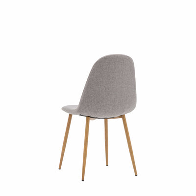 Bodhi Dining Ditcheat Dining Chair 2pk - Oak/Grey House of Isabella UK