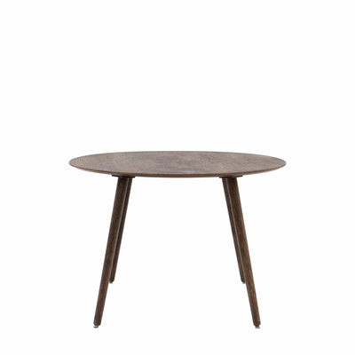 Bodhi Dining Hatfield Round Dining Table Smoked House of Isabella UK