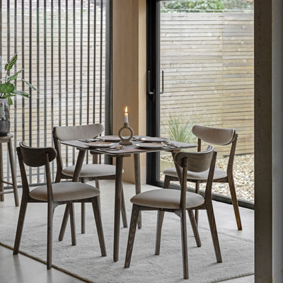 Bodhi Dining Hatfield Square Dining Table Smoked House of Isabella UK