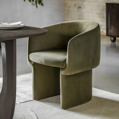 Bodhi Dining Holm Dining Chair Moss Green House of Isabella UK