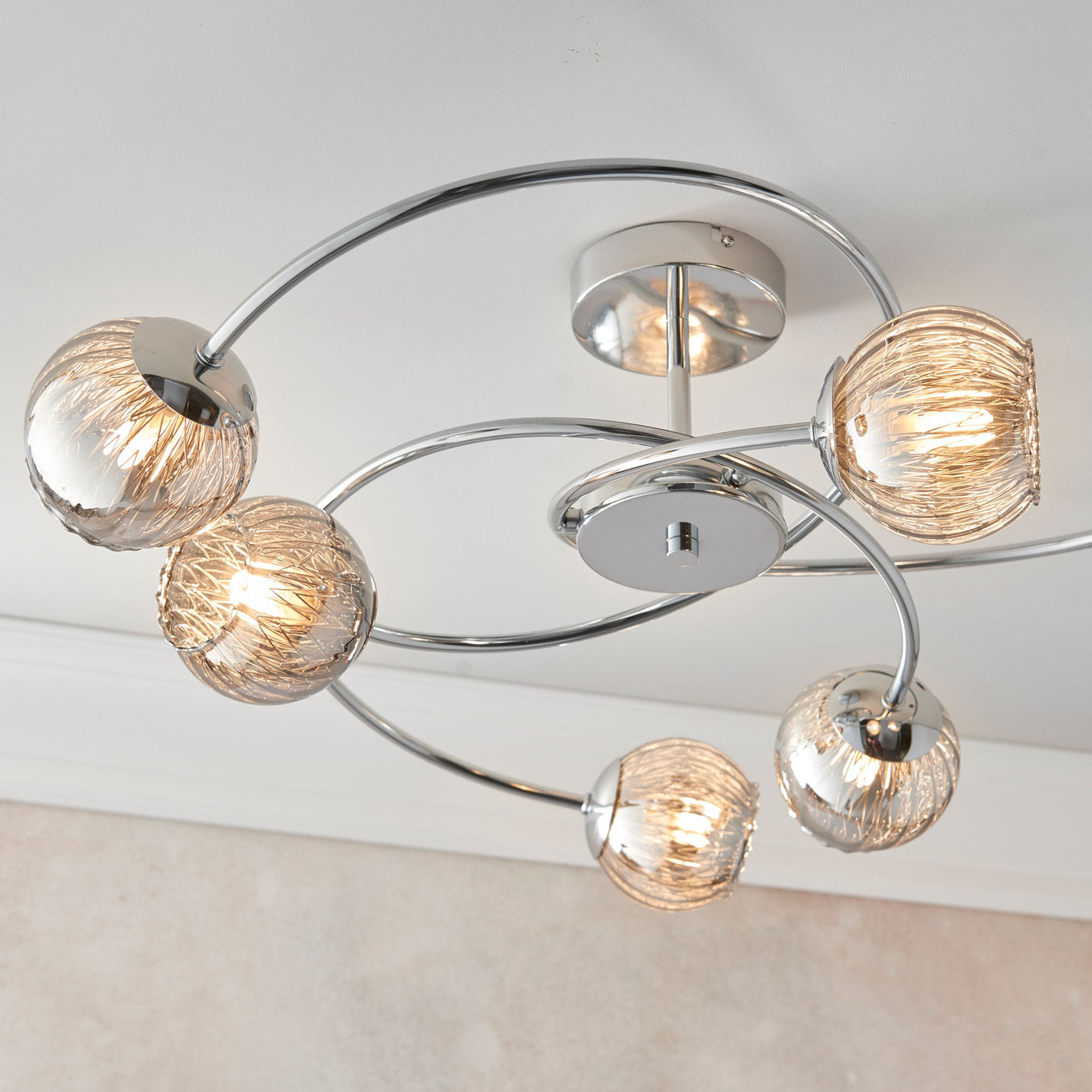 Bodhi Lighting Airdrie 6 Ceiling Lamp House of Isabella UK