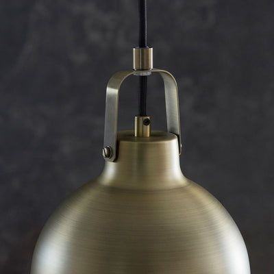 Bodhi Lighting Lazenby Pendant Light Antique Brass House of Isabella UK