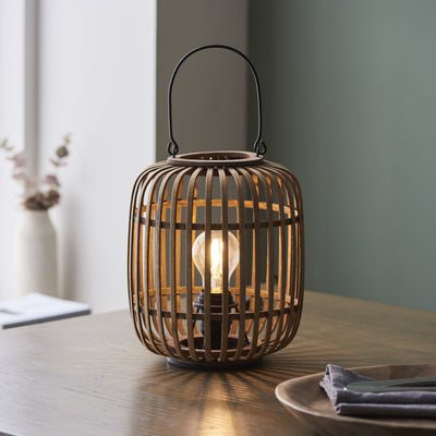 Bodhi Lighting Mathias Table Lamp Natural Bamboo House of Isabella UK