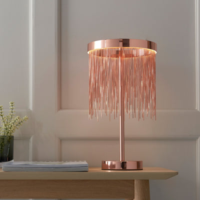 Bodhi Lighting Zelma Table Lamp Brushed Copper House of Isabella UK