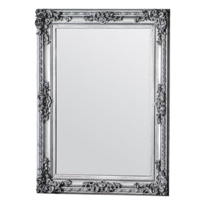Bodhi Living Amble Rectangle Mirror Silver House of Isabella UK