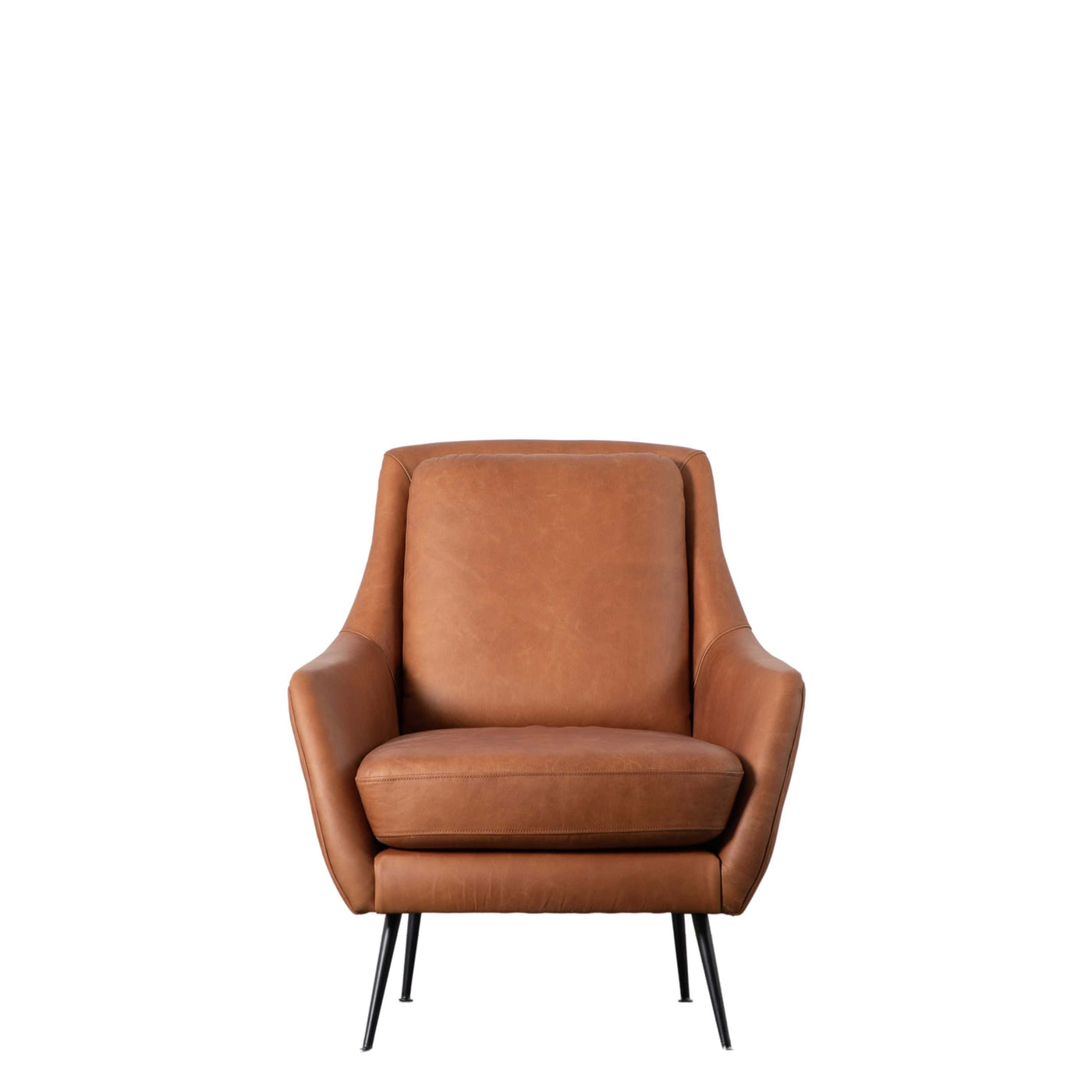 Bodhi Living Beedon Armchair Brown Leather House of Isabella UK