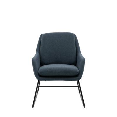 Bodhi Living Burtle Chair - Midnight Blue House of Isabella UK