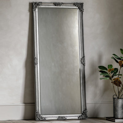 Bodhi Living Caernarfon Leaner Mirror Silver House of Isabella UK