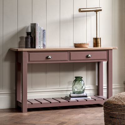Bodhi Living Chapel 2 Drawer Console - Clay House of Isabella UK