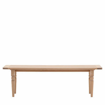 Bodhi Living Chapel Dining Bench - Natural House of Isabella UK