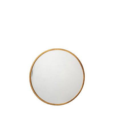 Bodhi Living Chichester Round Mirror Antique Gold House of Isabella UK