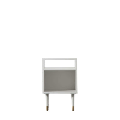 Bodhi Living Chipping Side Table White 400x400x600mm House of Isabella UK
