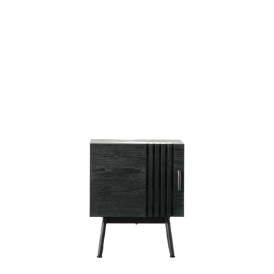 Bodhi Living Chivery Side Table Black 450x420x550mm House of Isabella UK