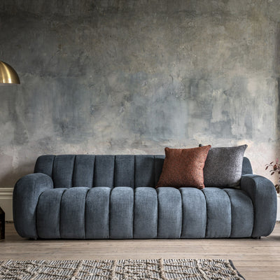 Bodhi Living Coste 3 Seater Sofa Dusty Blue House of Isabella UK
