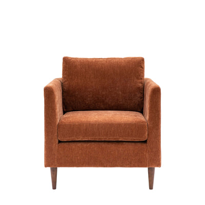Bodhi Living Gateford Armchair Rust House of Isabella UK